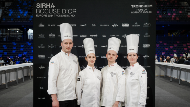 Latvijas pavāru komandas foto 