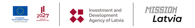 Funded by ES, NAP, LIAA un Mission Latvia logo