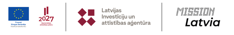 Finansē ES + NAP + LIAA + Mission latvia logo ansamblis