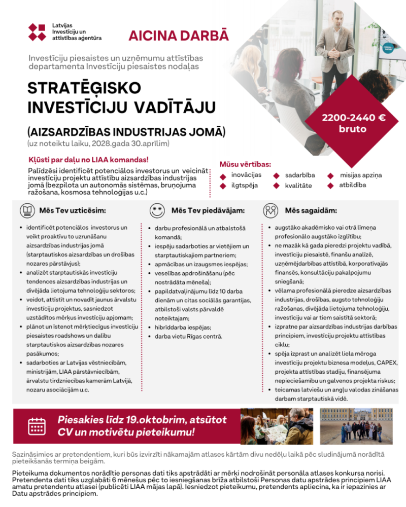 Stratēģisko investīciju vadītājs