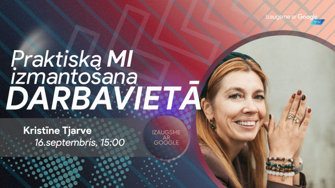 Izaugsme ar Google - pasākuma vizuālis
