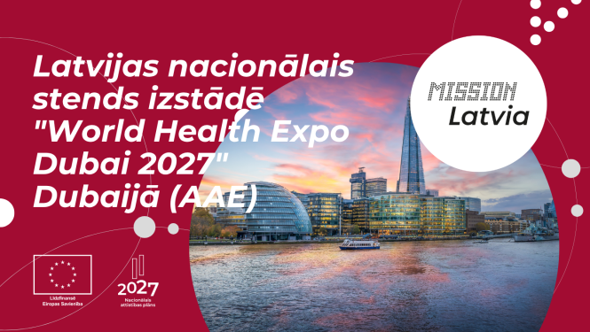 Latvijas nacionālais stends izstādē "World Health Expo Dubai 2027" Dubaijā (AAE)