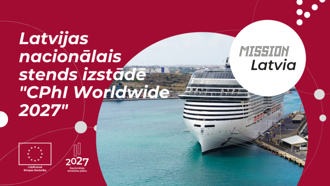 Latvijas nacionālais stends izstādē "CPhI Worldwide 2027"