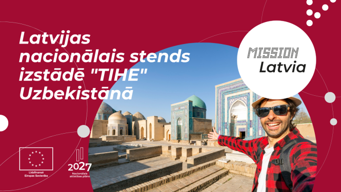 Latvijas nacionālais stends izstādē "TIHE" Uzbekistānā