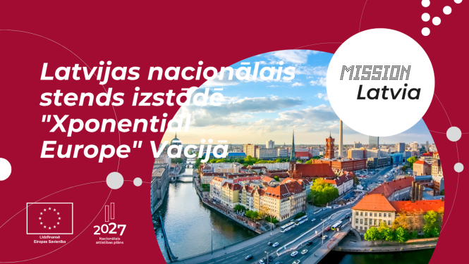 Latvijas nacionālais stends izstādē "Xponential Europe" Vācijā