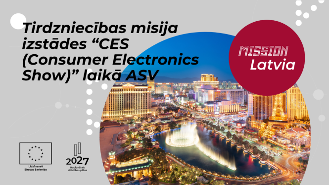 Tirdzniecības misija izstādes “CES (Consumer Electronics Show)” laikā ASV