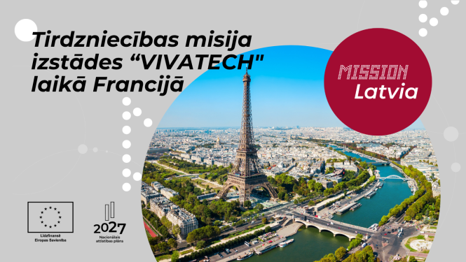 Tirdzniecības misija izstādes “VIVATECH" laikā Francijā
