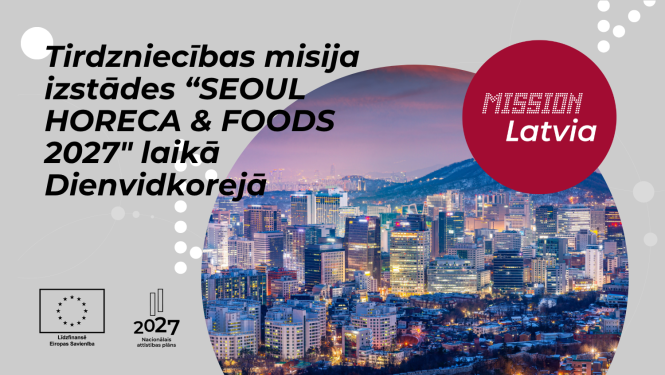 Tirdzniecības misija izstādes “SEOUL HORECA & FOODS 2027" laikā Dienvidkorejā
