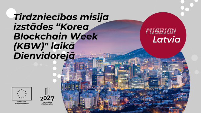 Tirdzniecības misija izstādes “Korea Blockchain Week (KBW)" laikā Dienvidorejā