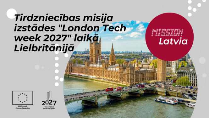 Tirdzniecības misija izstādes "London Tech week 2027" laikā Liebritānijā