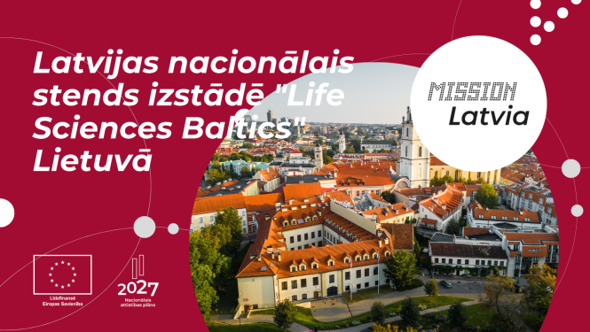 Latvijas nacionālais stends izstādē "Life Sciences Baltics" Lietuvā