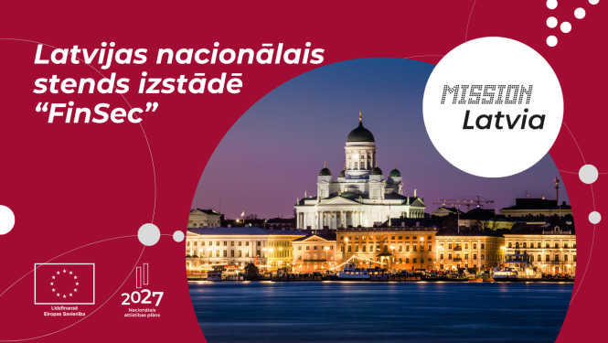 Nacionālais stends izstādē "FinSec"