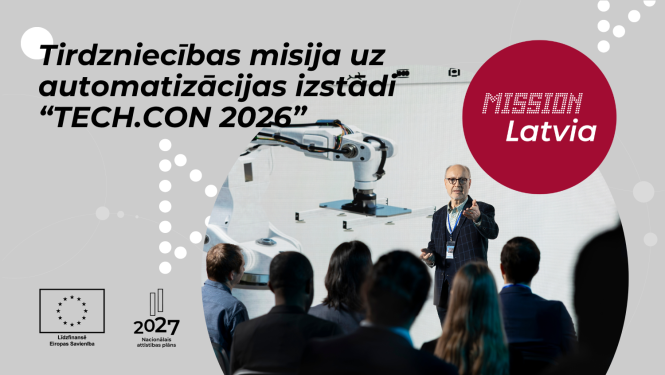 Aicinājums uzņēmējiem piedalīties tirdzniecības misijā uz automatizācijas izstādi "TECH.CON 2026" Austrijā
