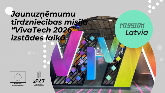 Tirdzniecības misija izstādes "Vivatech 2026" laikā