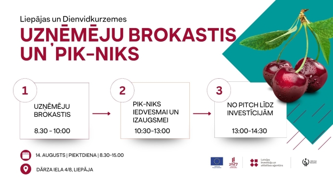 Liepājas uzņēmēju brokastis un PIK-NIKS iedvesmai un izaugsmei