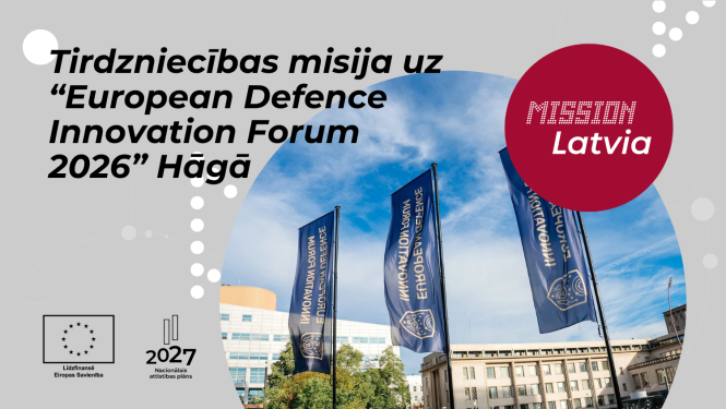 Tirdzniecības misija uz “European Defence Innovation Forum 2026” Hāgā