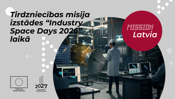 Tirdzniecības misija izstādes “Industry Space Days 2026” laikā