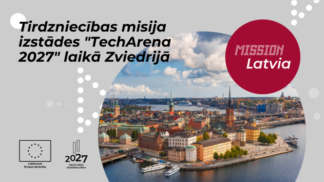 Zviedrija, Stokholma. Tekstā "Tirdzniecības misija izstādes "TechArena 2027" laikā Zviedrijā"