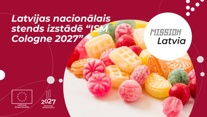 Latvijas nacionālais stends izstādē “ISM Cologne 2027”