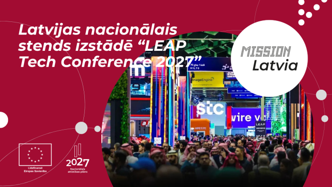 Nacionālais stends izstādē "LEAP Tech Conference 2027”