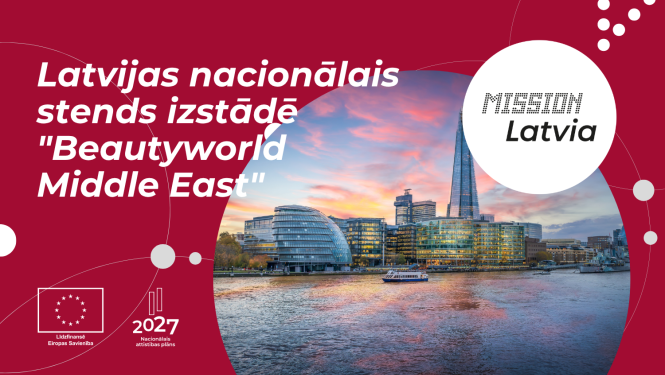 Latvijas nacionālais stends izstādē "Beautyworld Middle East" Dubaijā (AAE)