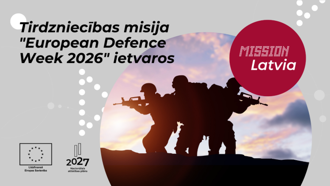 Tirdzniecības misija "European Defence Week 2026" ietvaros