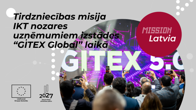 Tirdzniecības misija izstādes “GITEX Global 2026" laikā
