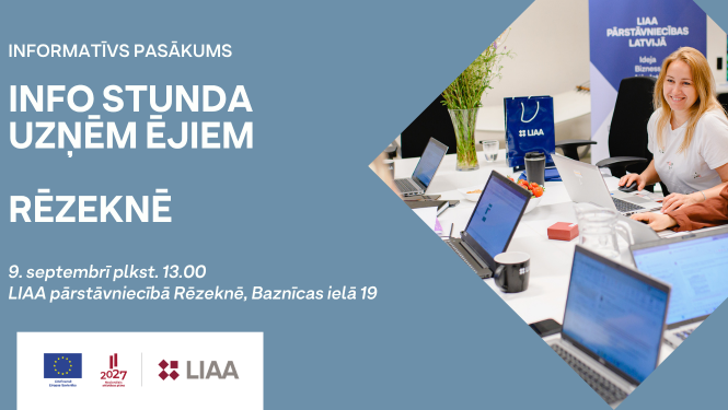 Info stunda uzņēmējiem Rēzeknē