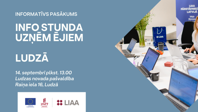 Info stunda uzņēmējiem Ludzā