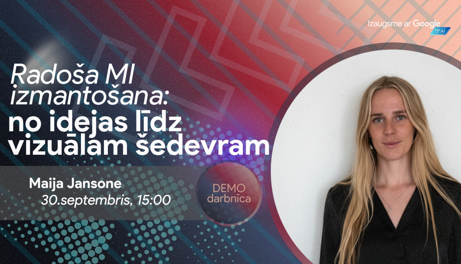 Izaugsme ar Google - pasākuma vizuālis