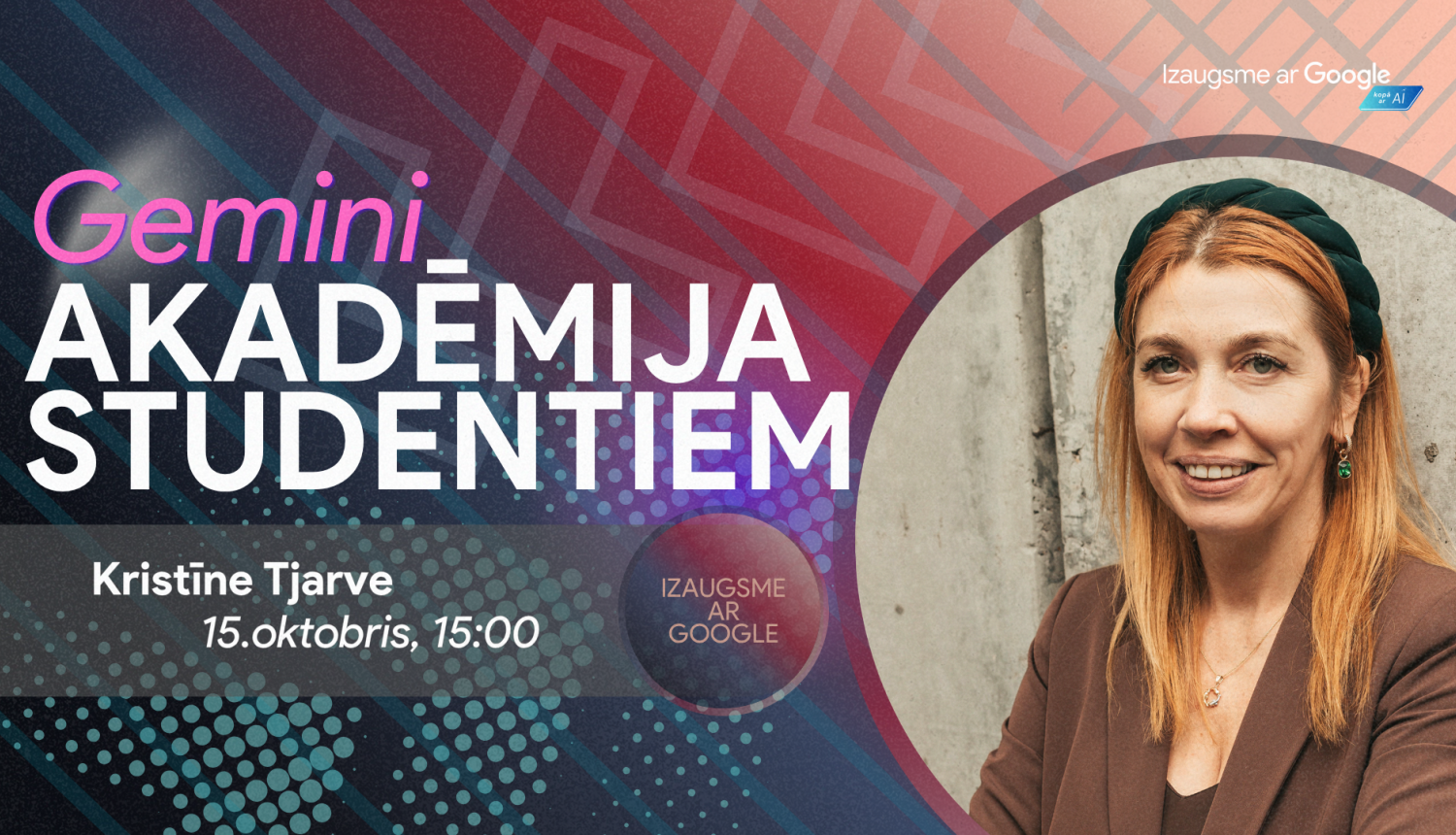 Izaugsme ar Google - pasākuma vizuālis