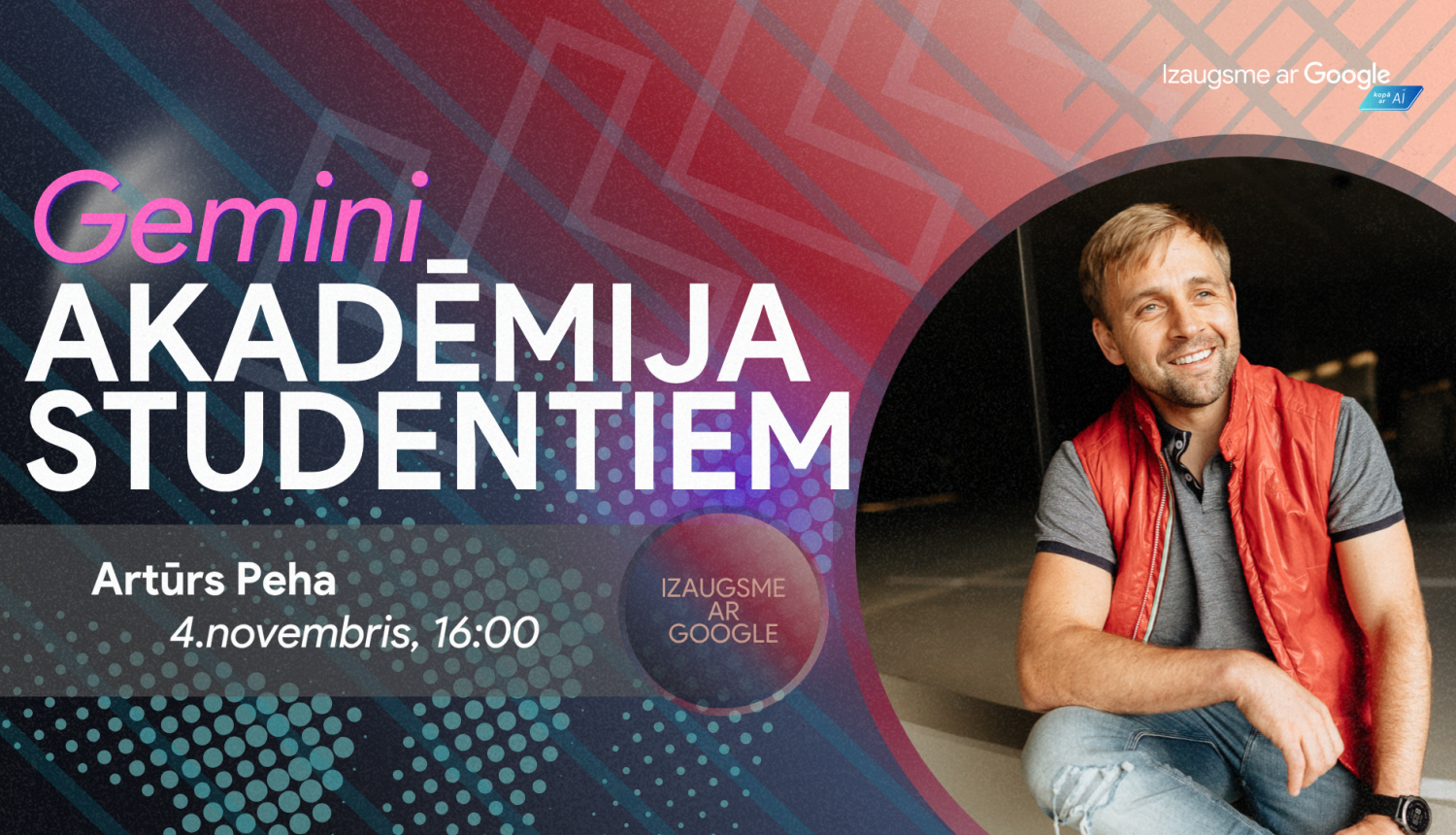 Izaugsme ar Google - pasākuma vizuālis
