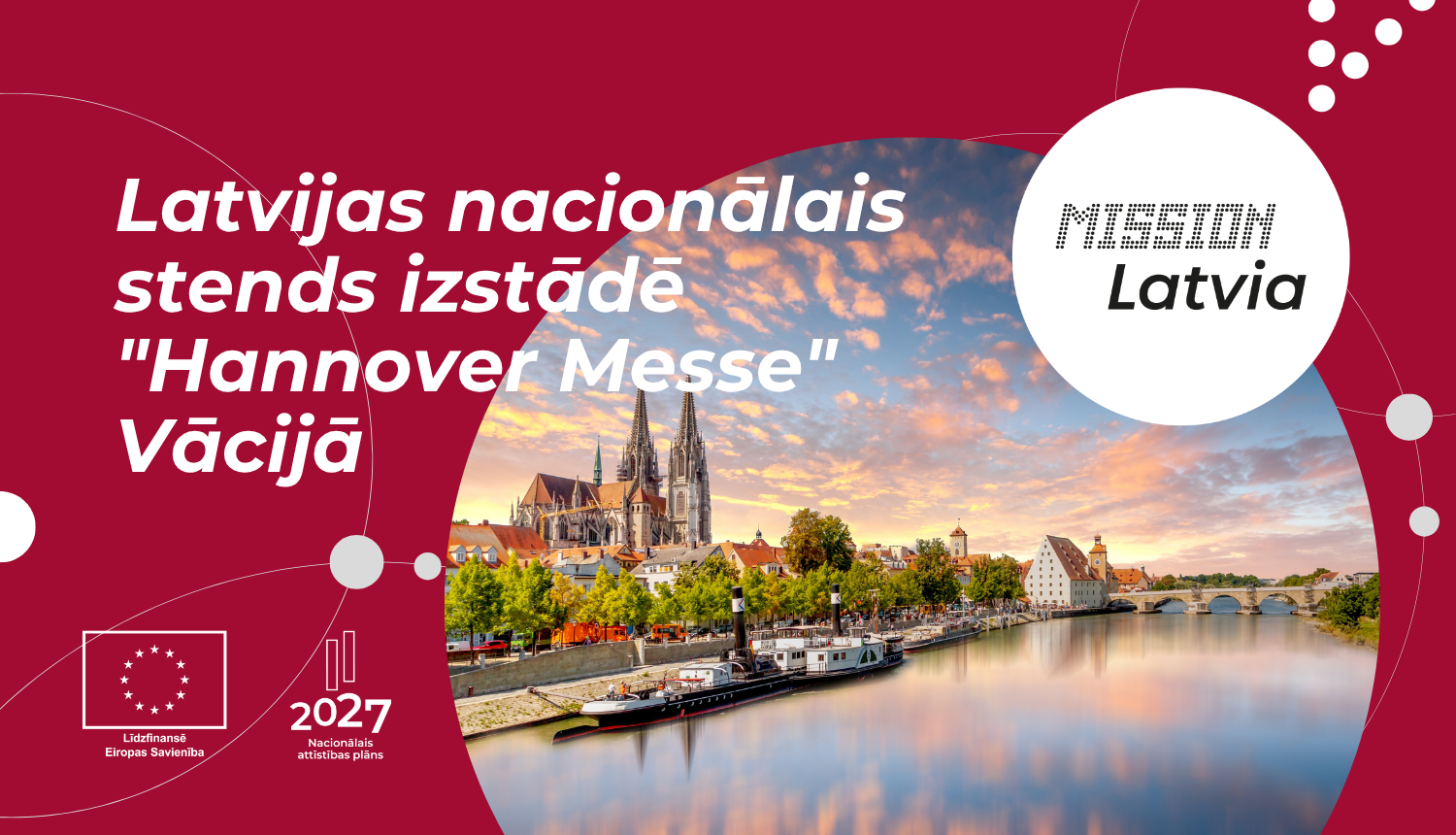 Latvijas nacionālais stends izstādē "Hannover Messe" Vācijā