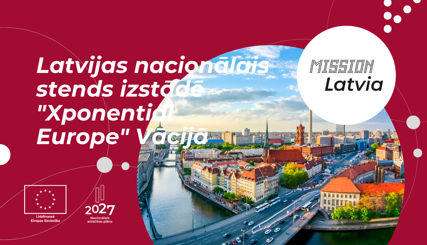 Latvijas nacionālais stends izstādē "Xponential Europe" Vācijā