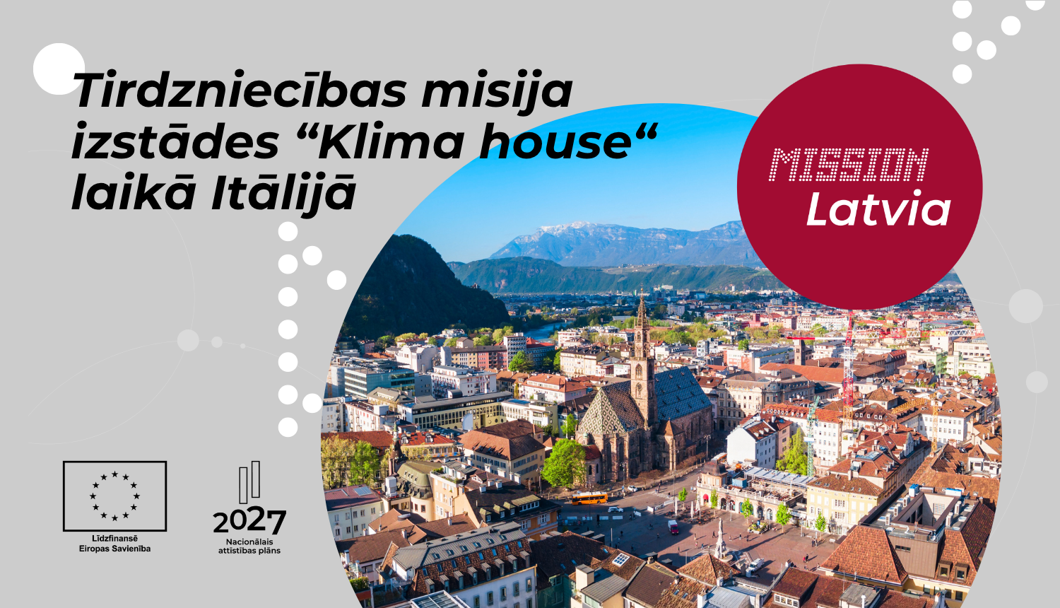 Tirdzniecības misija izstādes “Klima house“ laikā Itālijā