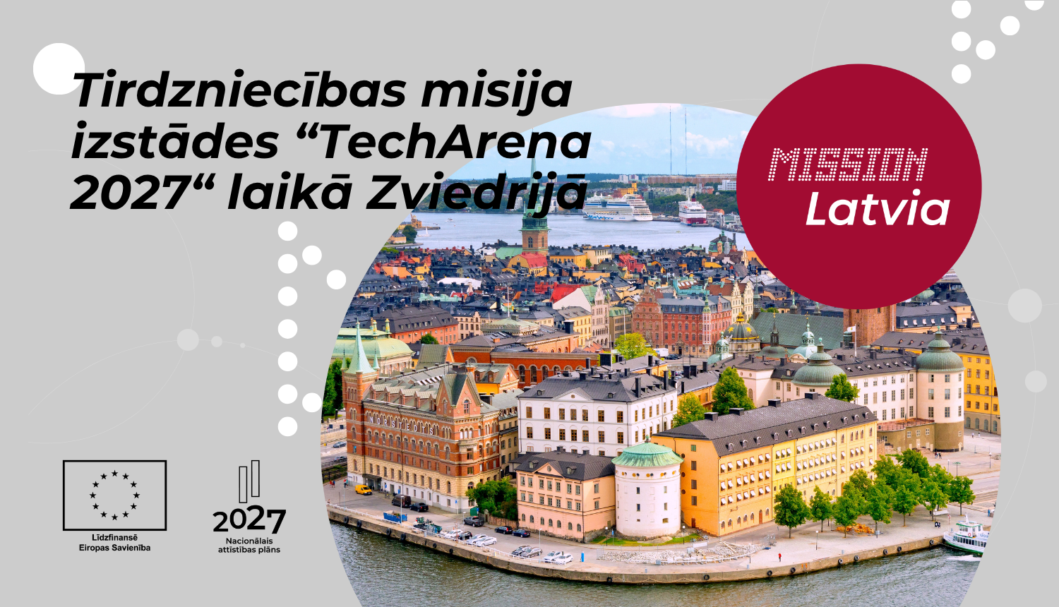 Tirdzniecības misija izstādes “TechArena 2027“ laikā Zviedrijā