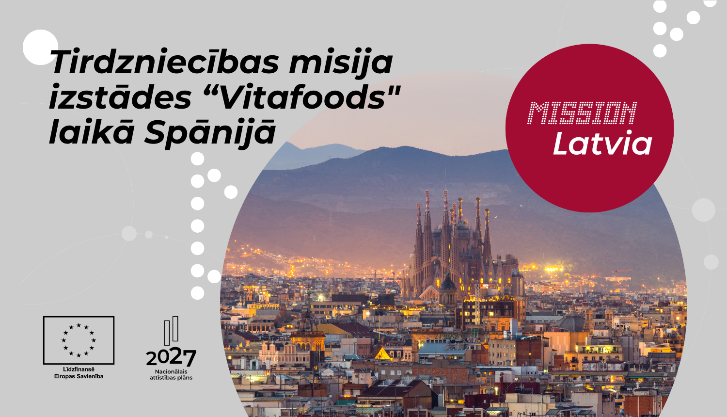 Tirdzniecības misija izstādes “Vitafoods" laikā Spānijā