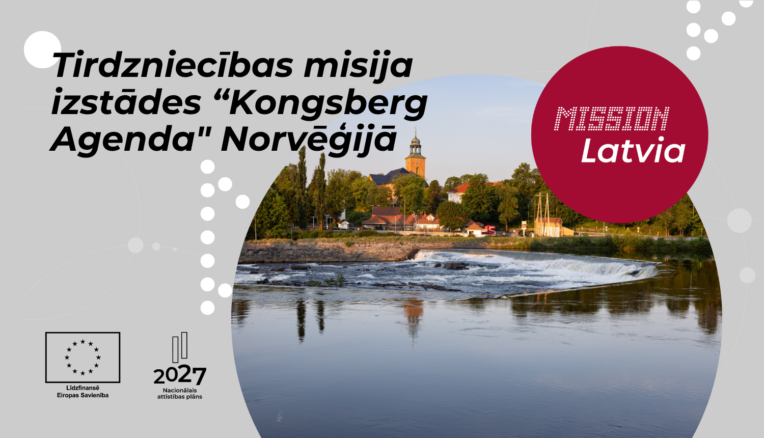 Tirdzniecības misija izstādes “Kongsberg Agenda" Norvēģijā
