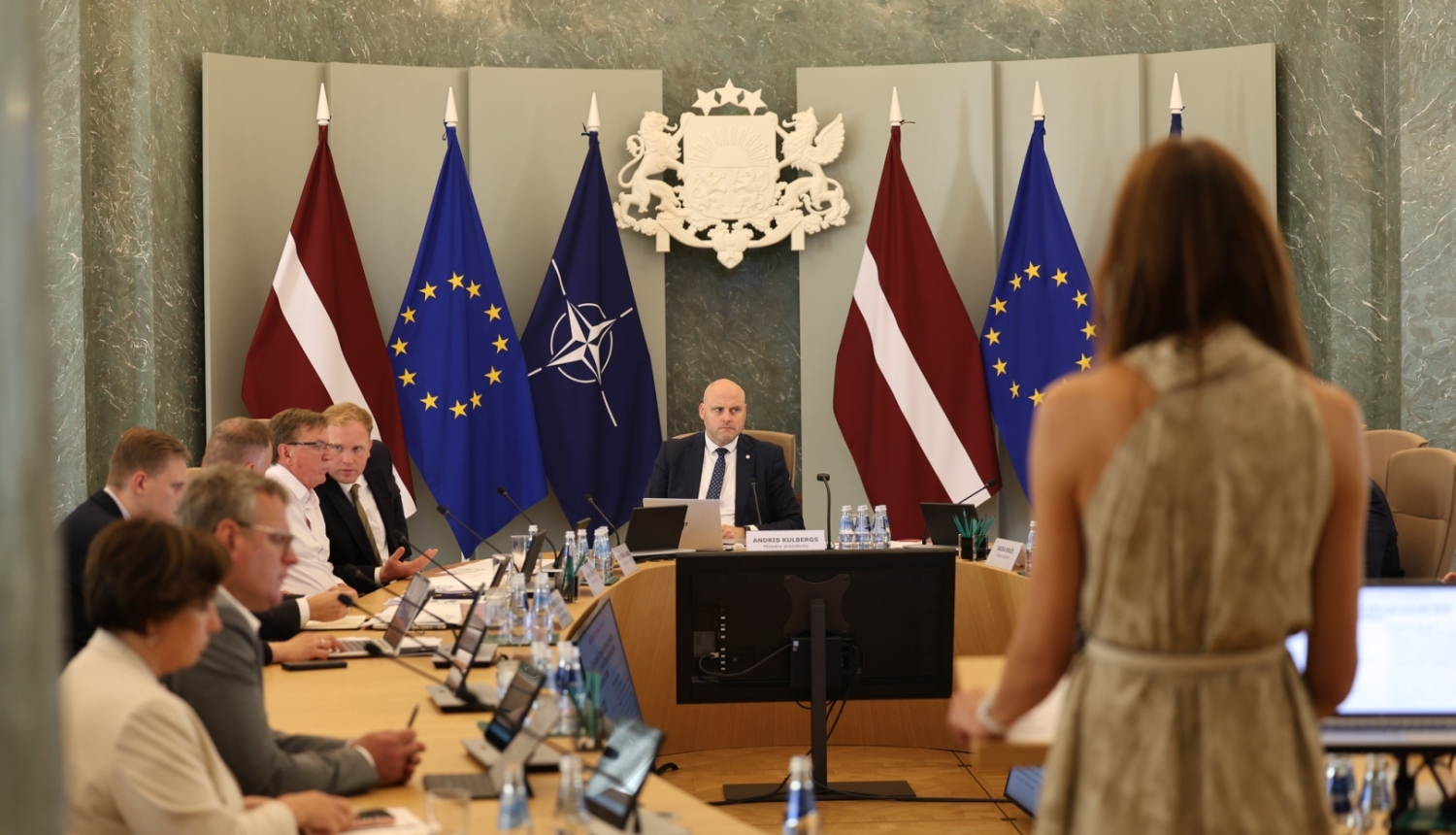31.07.2026. Ministru prezidents Andris Kulbergs vada Lielo un stratēģiski nozīmīgo investīciju projektu koordinācijas padomes sēdi.