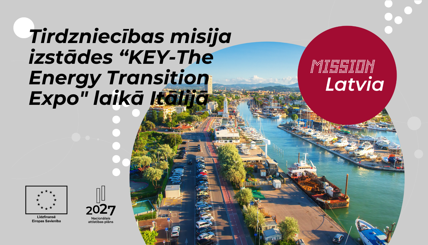 Tirdzniecības misija izstādes “KEY-The Energy Transition Expo" laikā Itālijā