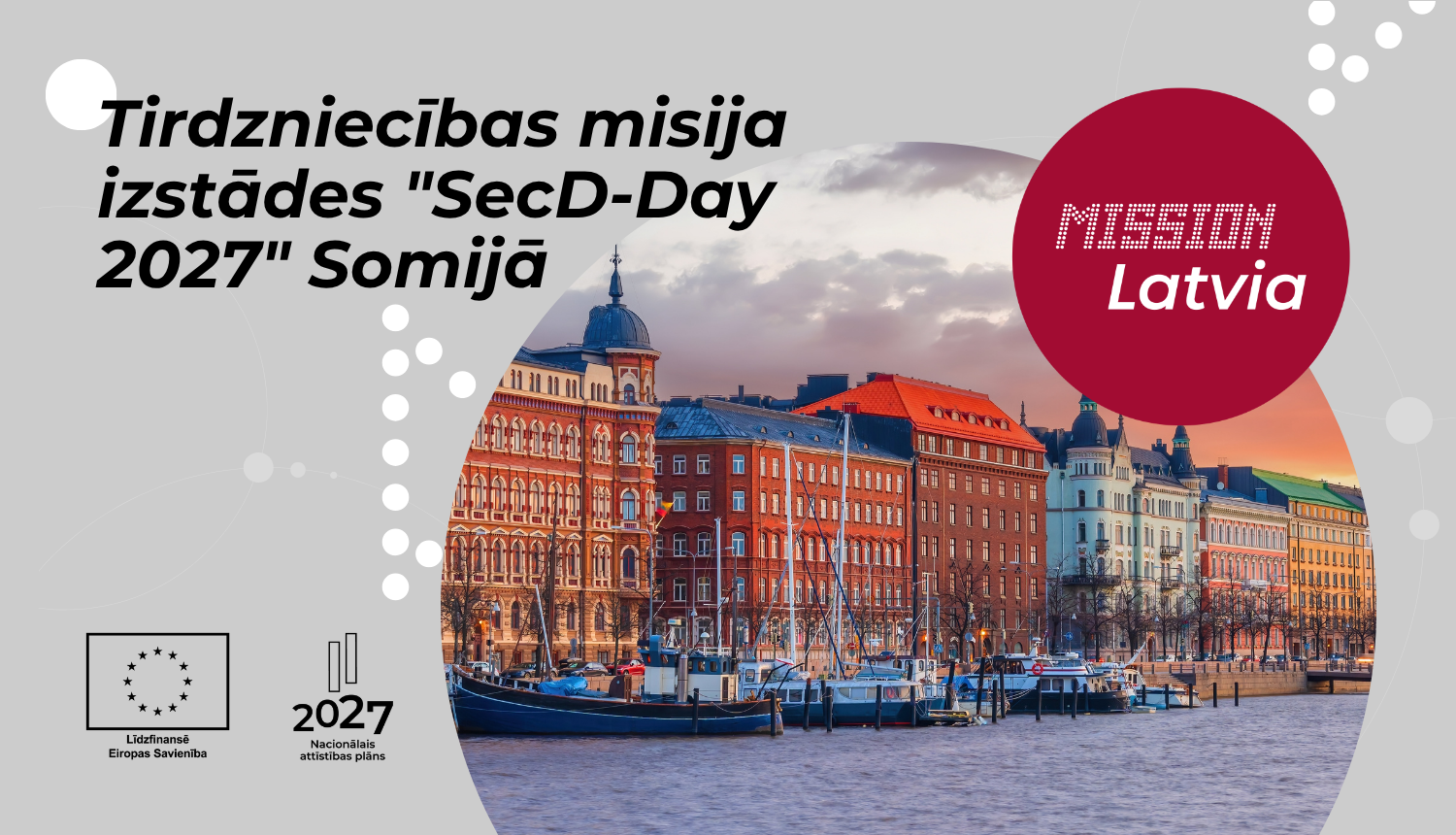 Tirdzniecības misija izstādes "SecD-Day 2027" Somijā