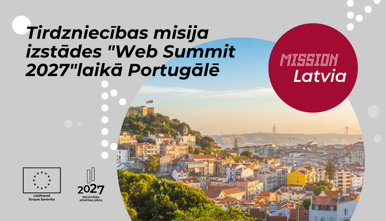 Tirdzniecības misija izstādes "Web Summit 2027" laikā Portugālē
