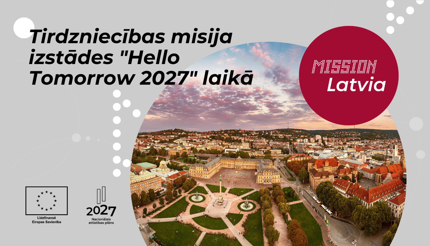 Tirdzniecības misija izstādes "Hello Tomorrow 2027" laikā