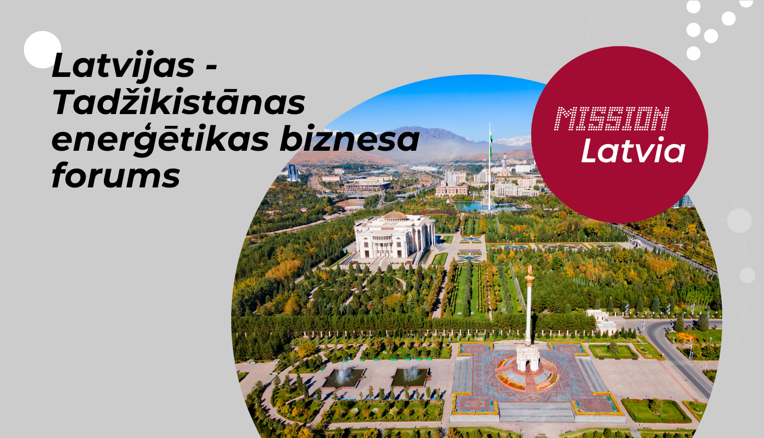 Latvijas - Tadžikistānas enerģētikas biznesa forums