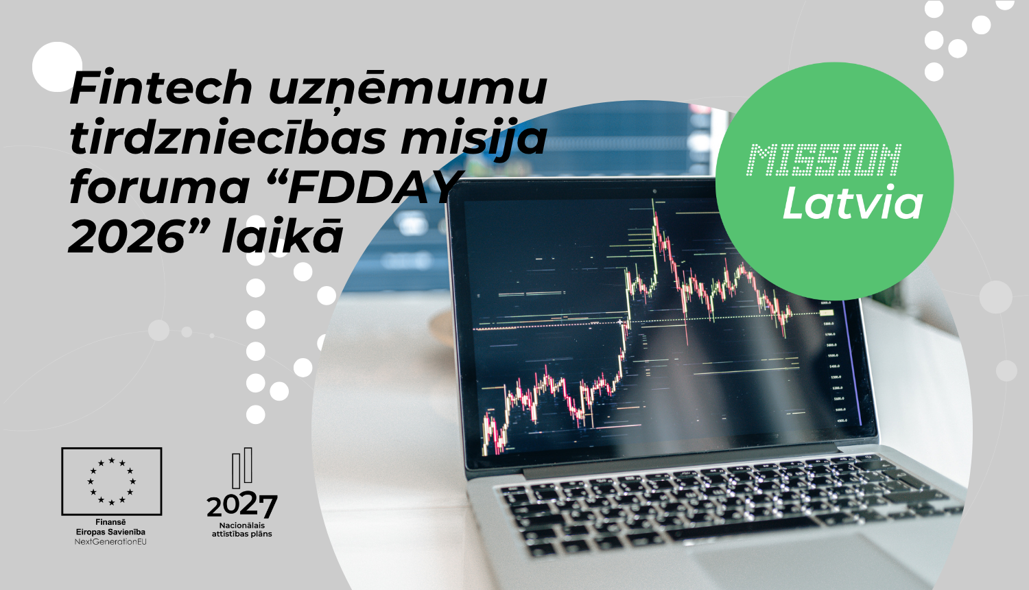 Fintech uzņēmumu tirdzniecības misija foruma "FDDAY 2026" laikā Parīzē, Francijā  