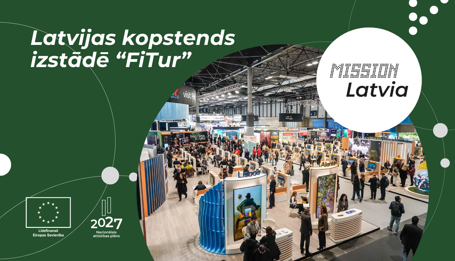 Latvijas kopstends izstādē “FiTur 2027”