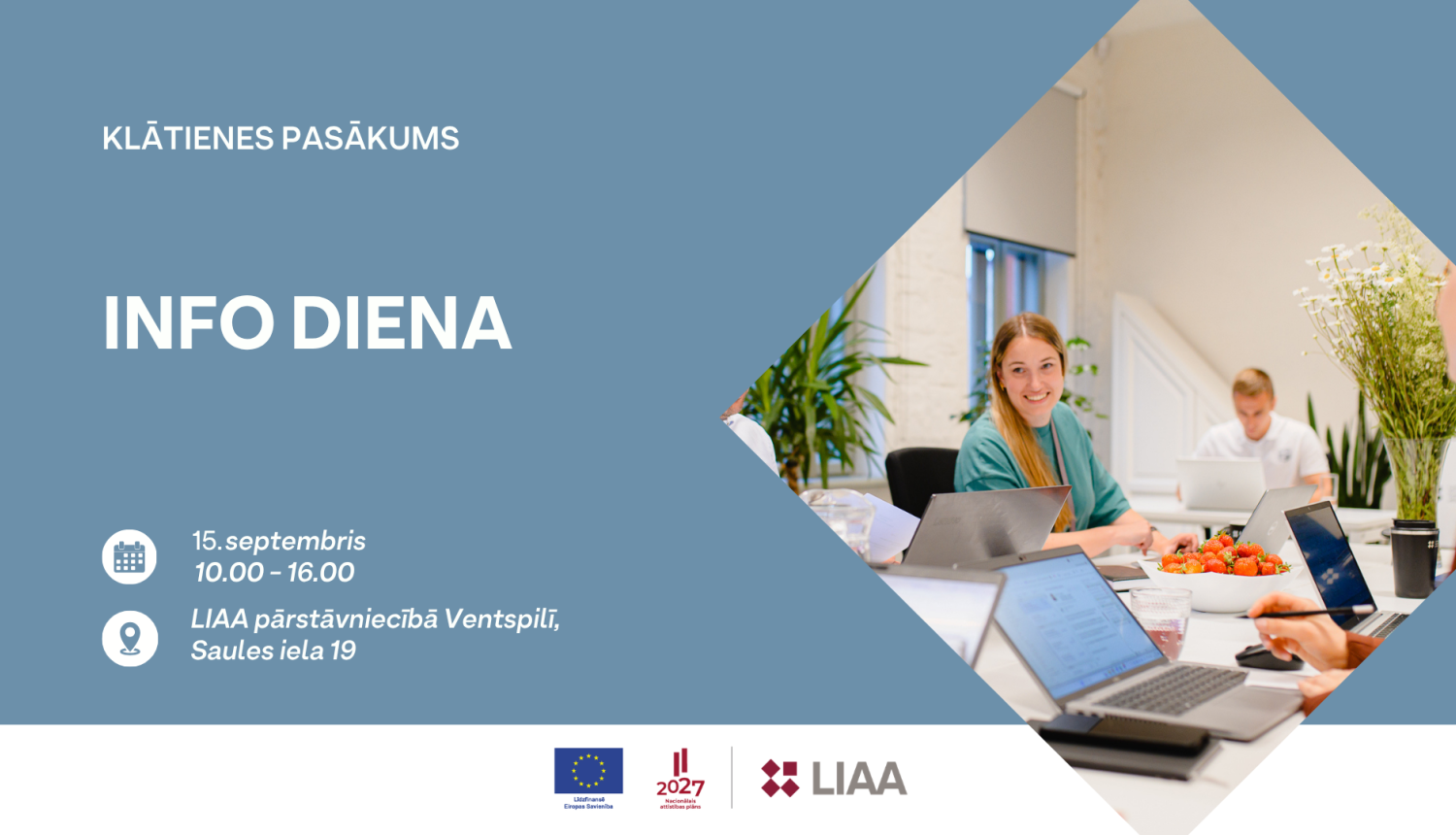 Info diena LIAA pārstāvniecībā Ventspilī