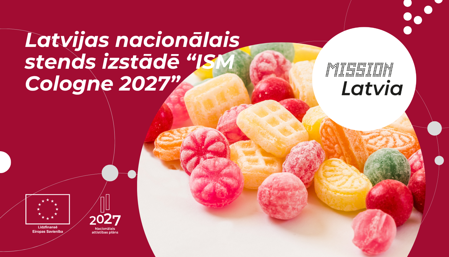 Latvijas nacionālais stends izstādē “ISM Cologne 2027”