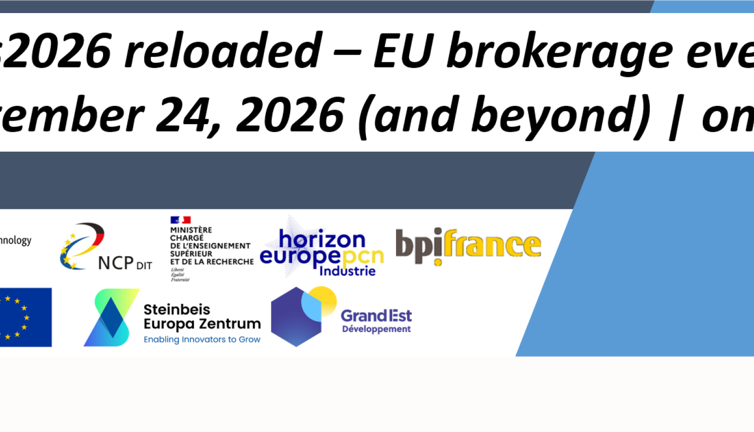 Tiešsaistes kontaktbirža "KETs2026 reloaded" Vācijā