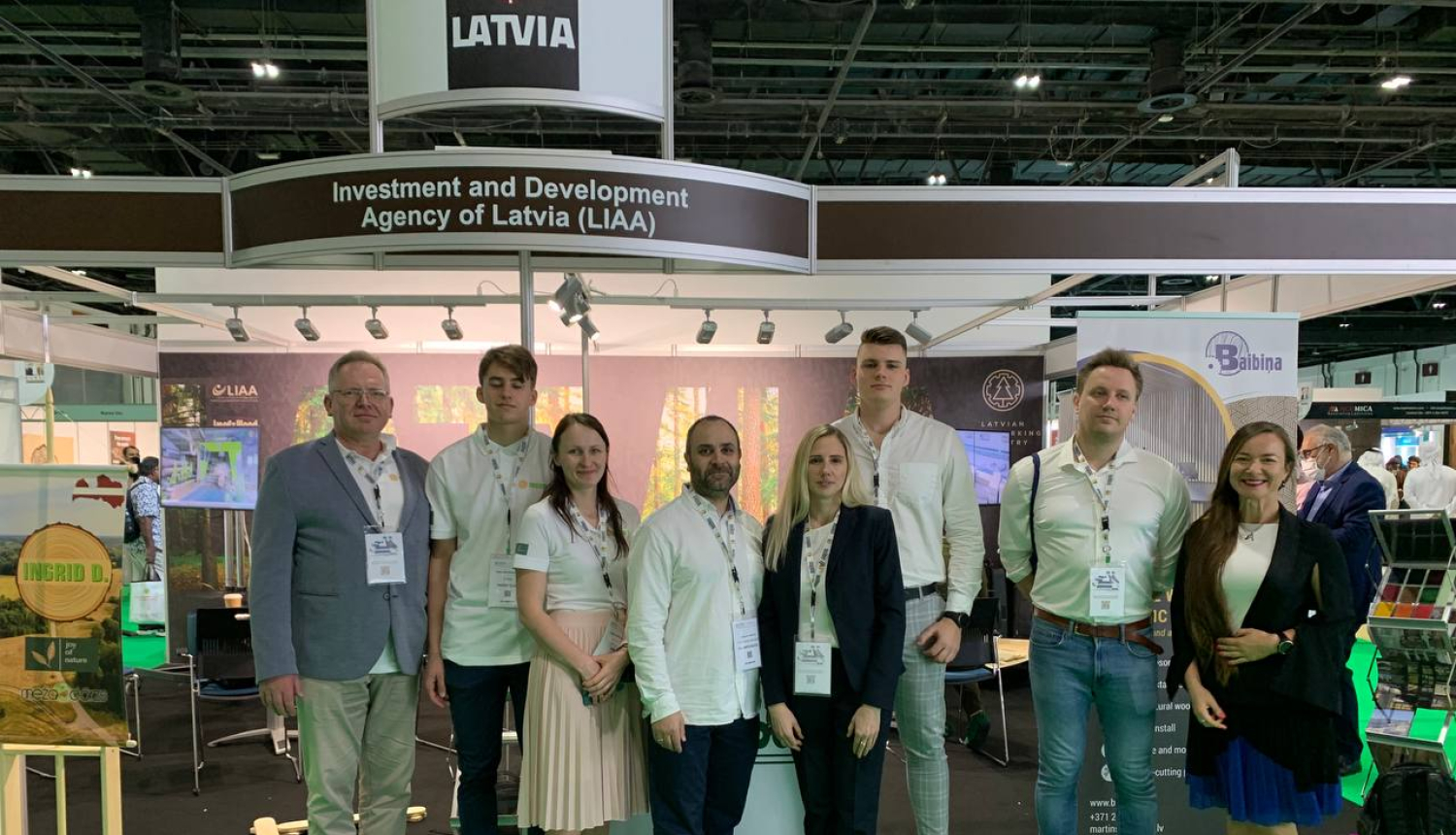 Latvian companies at ‘Dubai Woodshow’